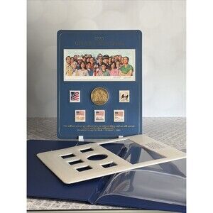 2002 United We Stand Commemorative Coin & Stamp Set 9/11 Tribute W/Cover